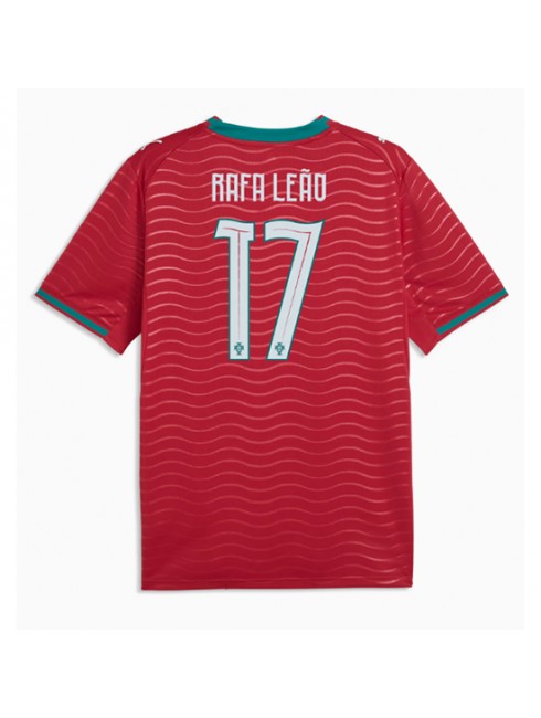 Portugal Rafael Leao #17 Replika Hemmakläder VM 2026 Kortärmad Portugal Rafael Leao #17 Replika Hemmakläder VM 2026 Kortärmad